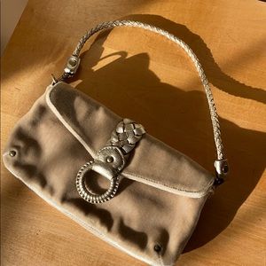 Michael Kors velvet handbag